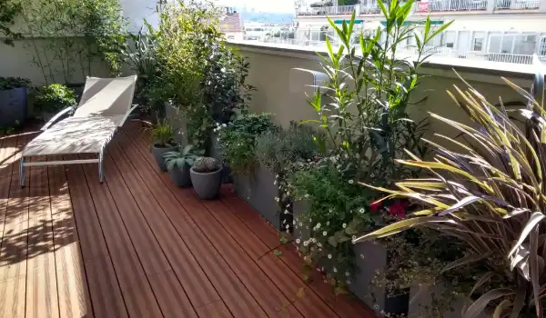 Jardinería en terrazas y balcones en Barcelona