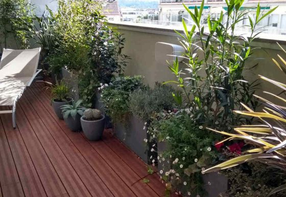 Jardinería en terrazas y balcones en Barcelona